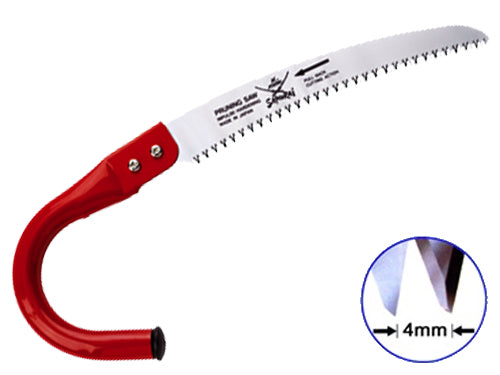 Segaccio Samurai da potatura taglio curvo con manico in metallo 33 cm