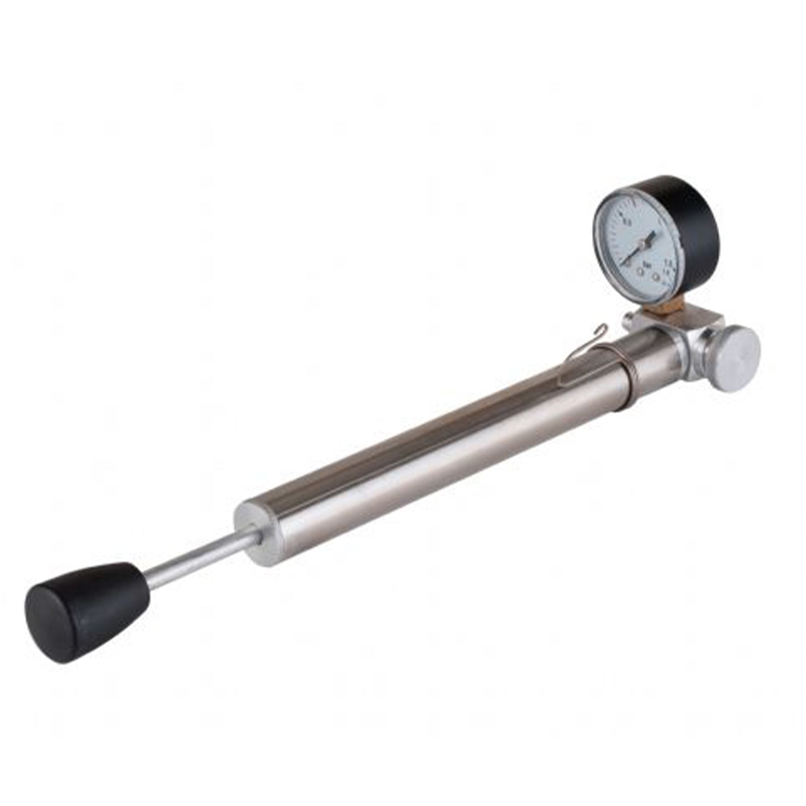 Pompa camera d'aria con manometro galleggiante cisterna botte vino enologia serbatoio