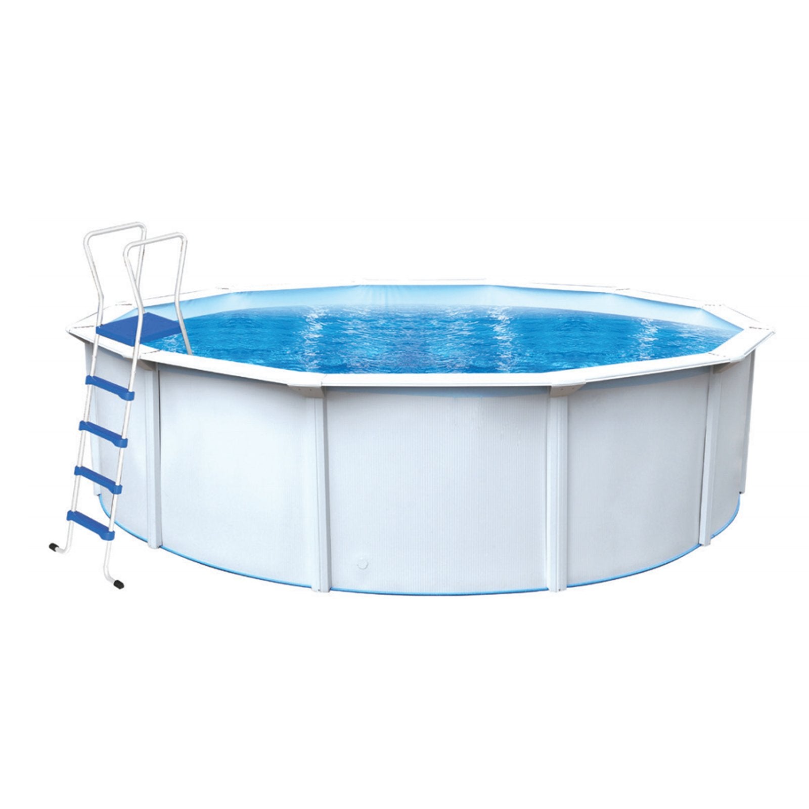 Piscina fuori terra rotonda in alluminio Steel PLUS - Ø 4,60 h.1,20 m