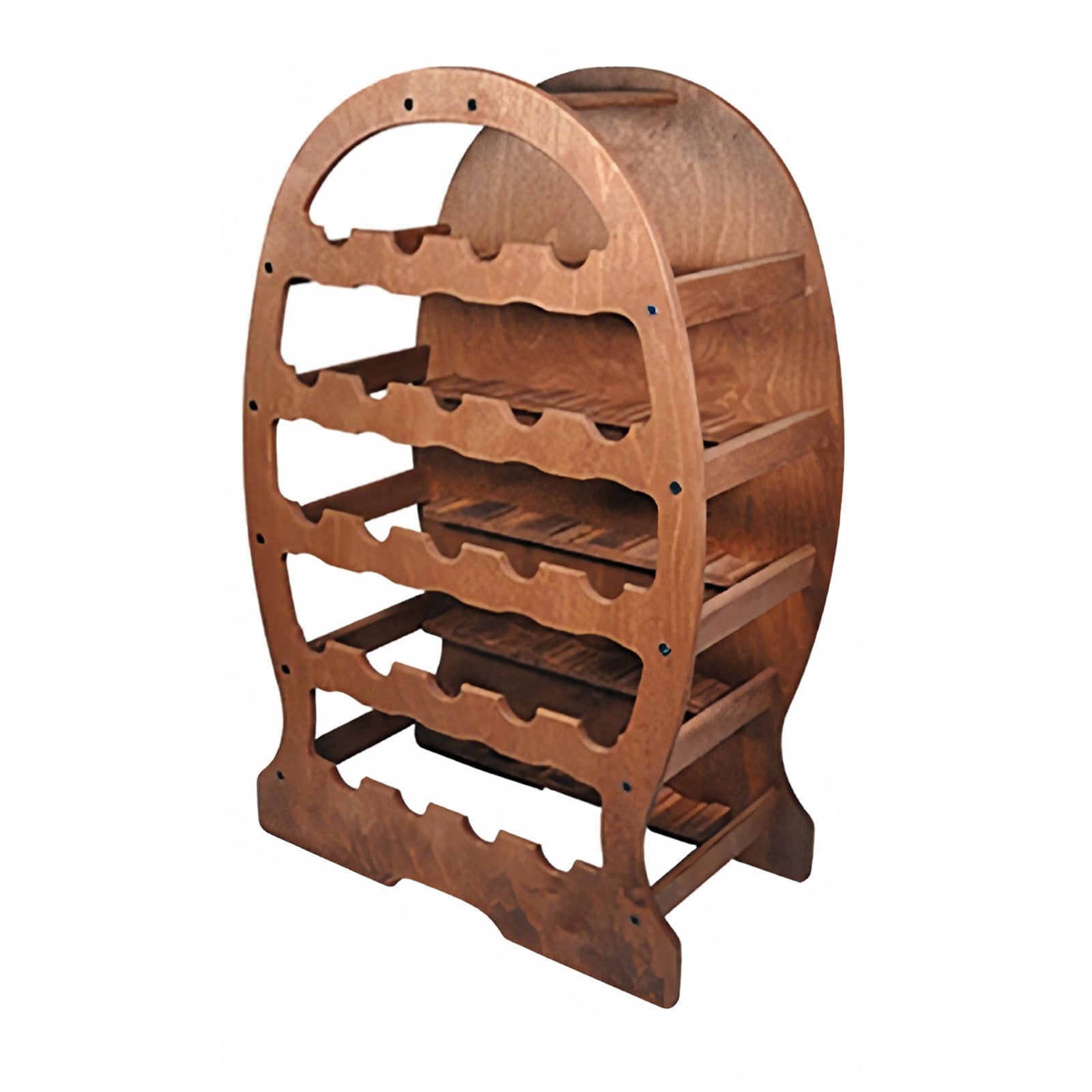 Botte portabottiglie in legno multistrato di betulla per bottiglie di vino