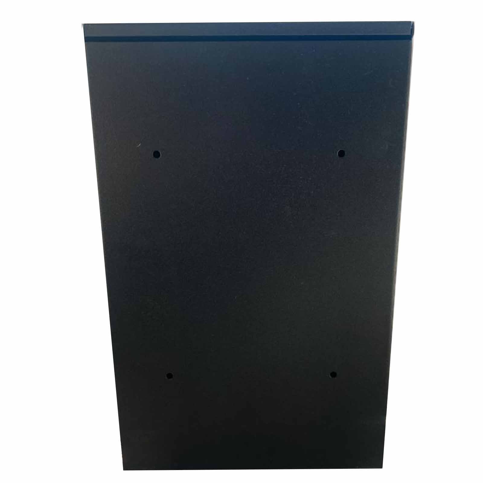 Cassetta postale antracite verniciata a polvere h 40 cm montaggio a parete