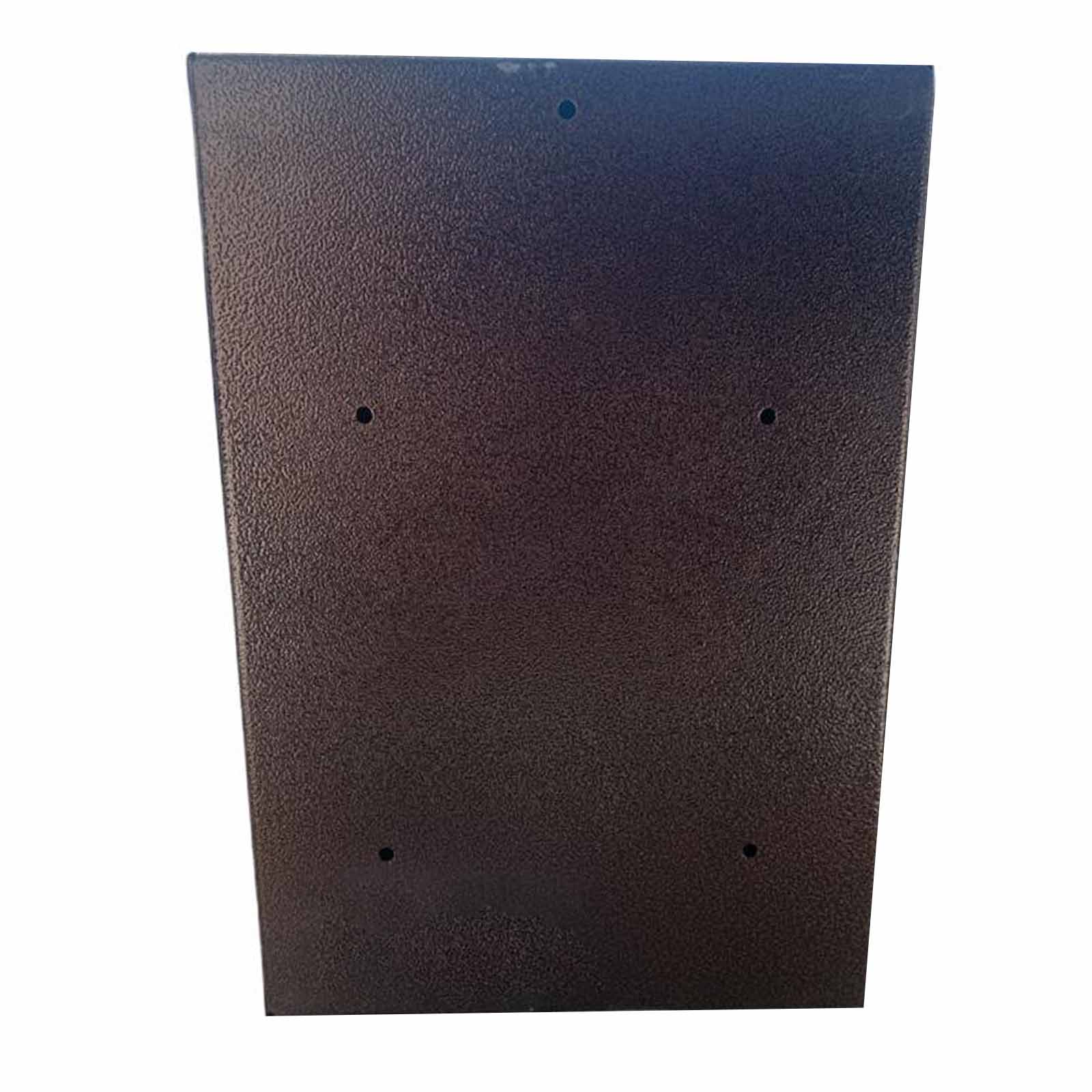 Cassetta postale bronzo verniciata a polvere h 37 cm montaggio a parete
