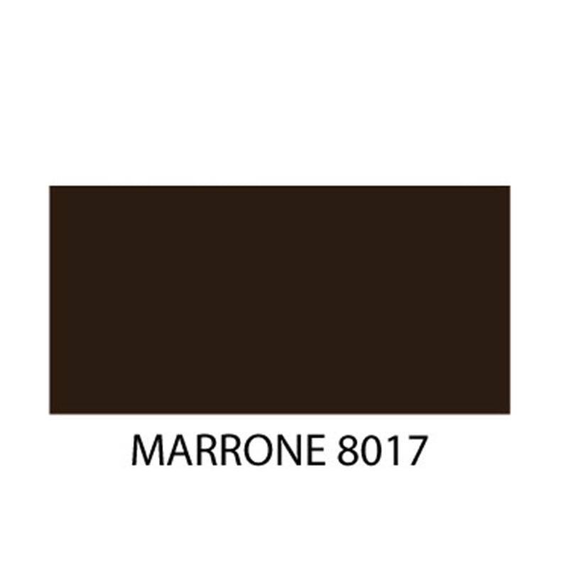 Zanzariera a carrarmato su misura ''Metra'' profilo Marrone apertura laterale (Made in Italy)