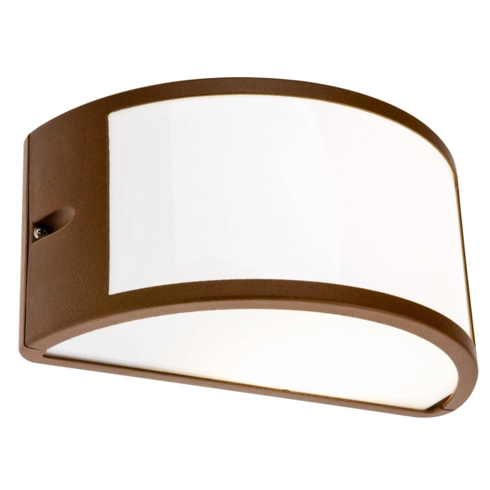 Lampada da parete applique "Umbe" mezza luna aperta per esterno 60 w