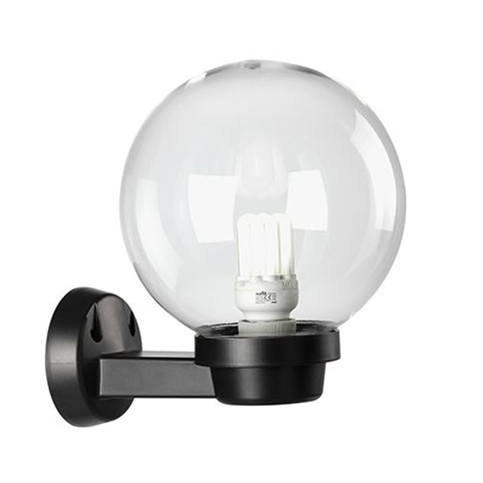 Lanterna da parete "Globo" lampada da esterno in vetro 60 w