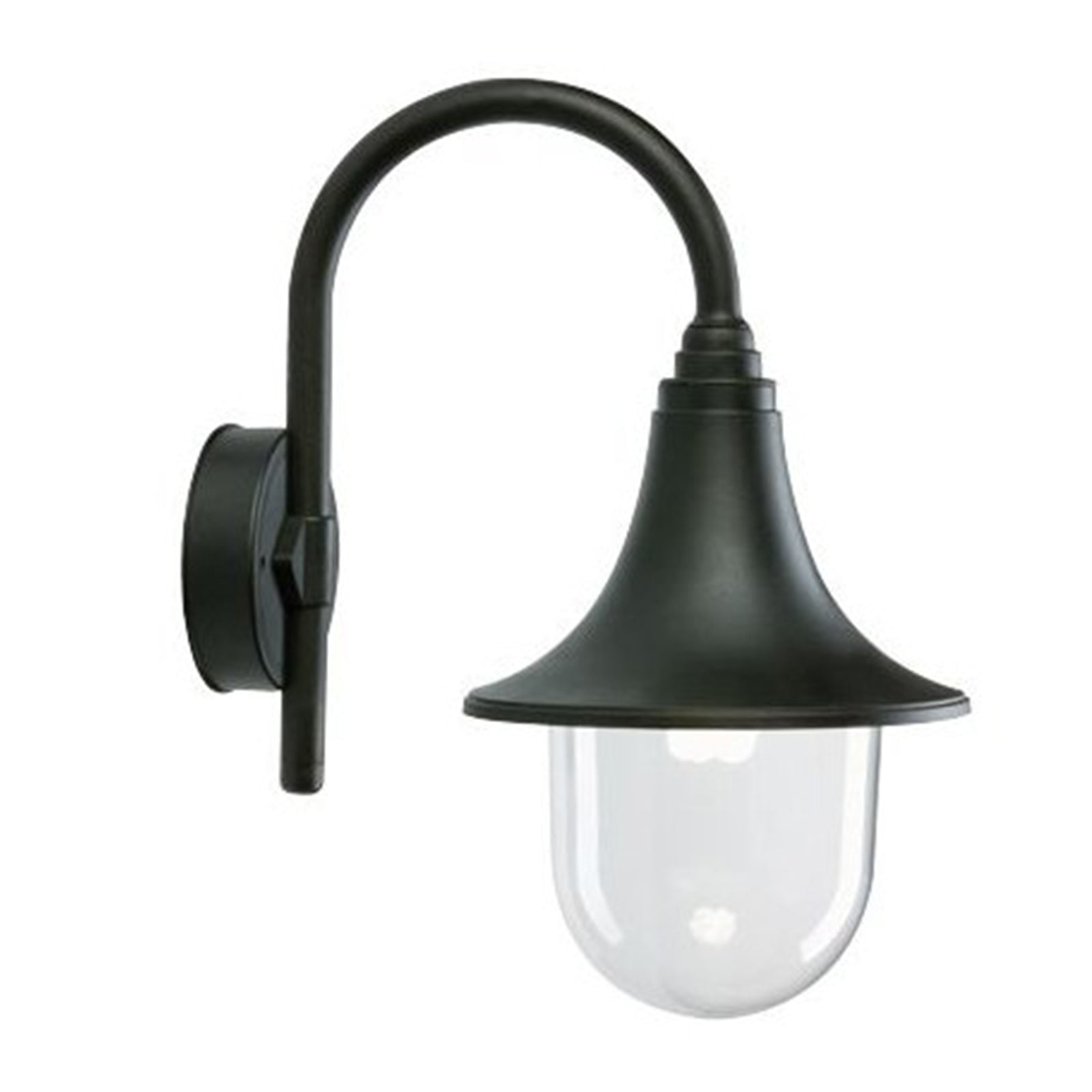 Lanterna da parete "Marine" lampada per esterno Nera 60 w