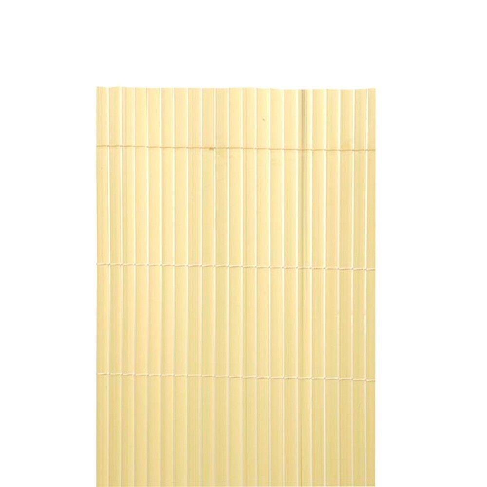 Arella doppia canniccio in PVC Avana ombreggiante per recinzioni