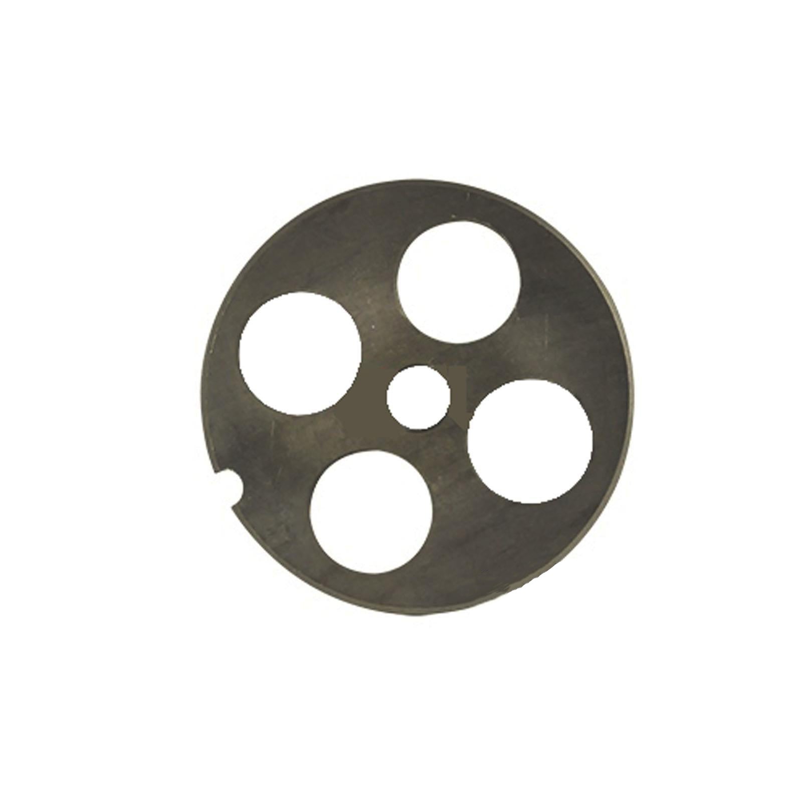 Piastra "Professionale" per Tritacarne numero 12 "Palumbo Pavi" in acciaio temperato