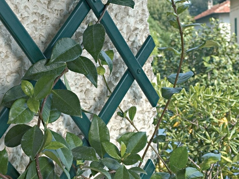 Traliccio estensibile per piante rampicanti in pvc Verde