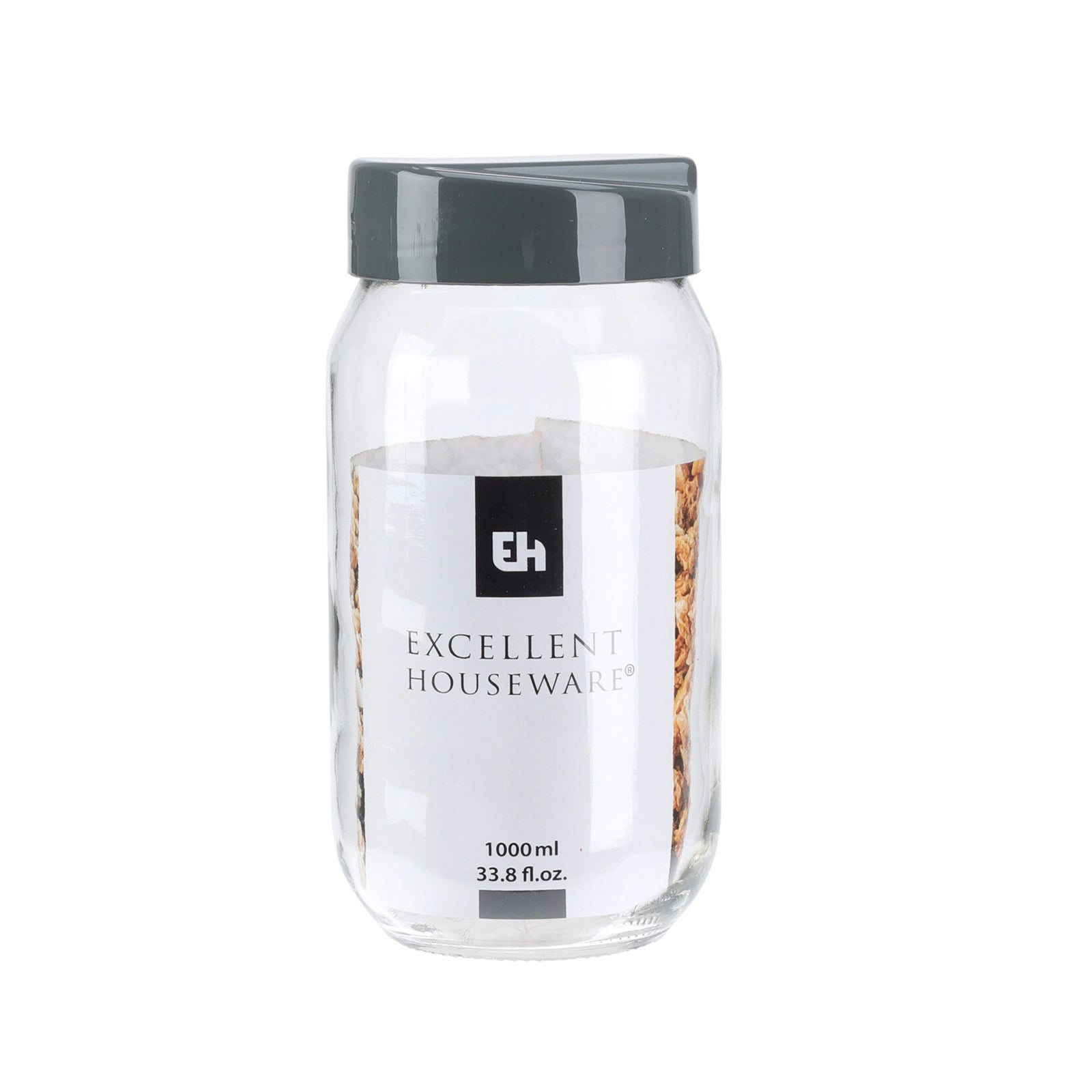 Barattolo in vetro con tappo per alimenti e conserve cibo boccacci