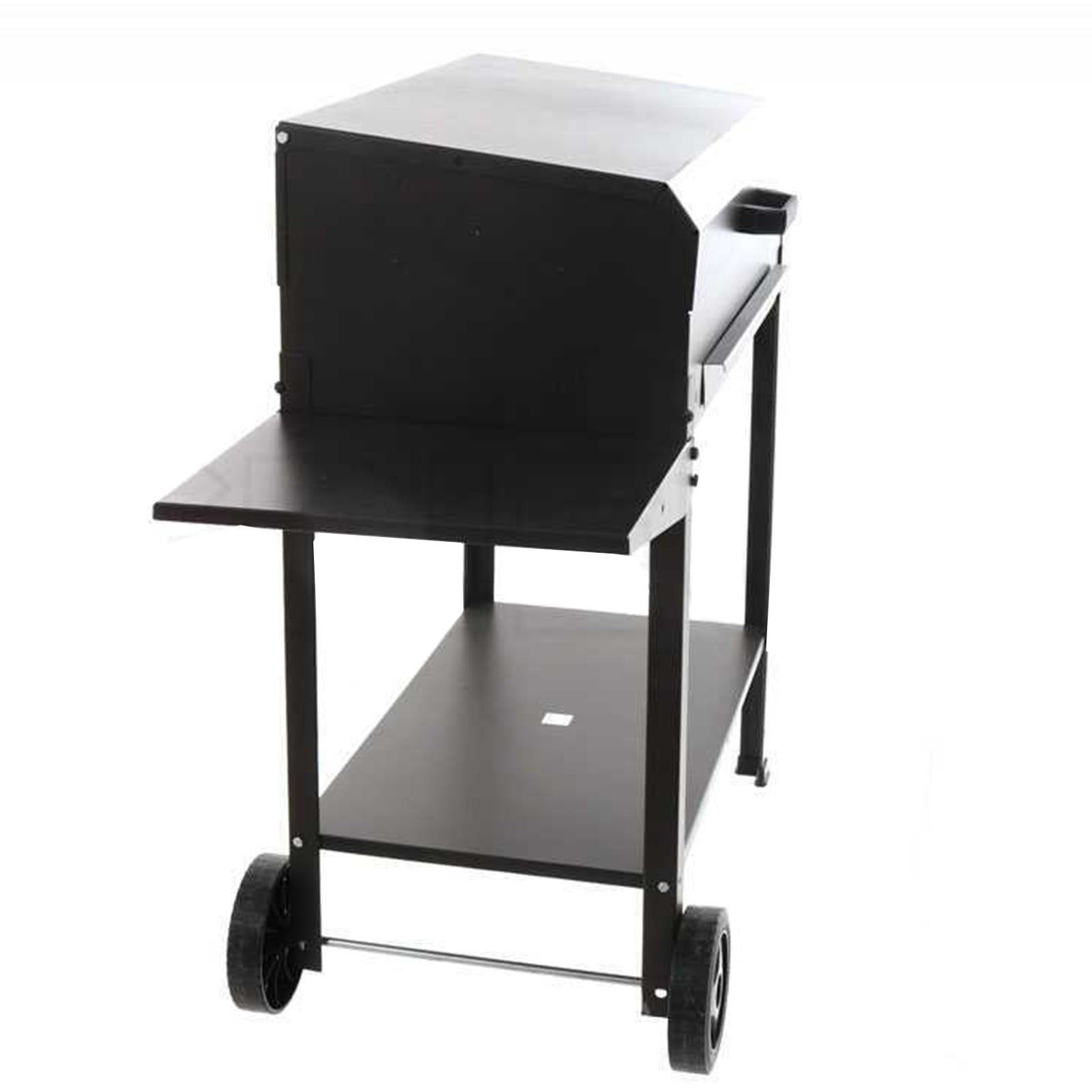 Barbecue a carbonella "Polifemo" griglia regolabile con ruote e tappo "Made in Italy"