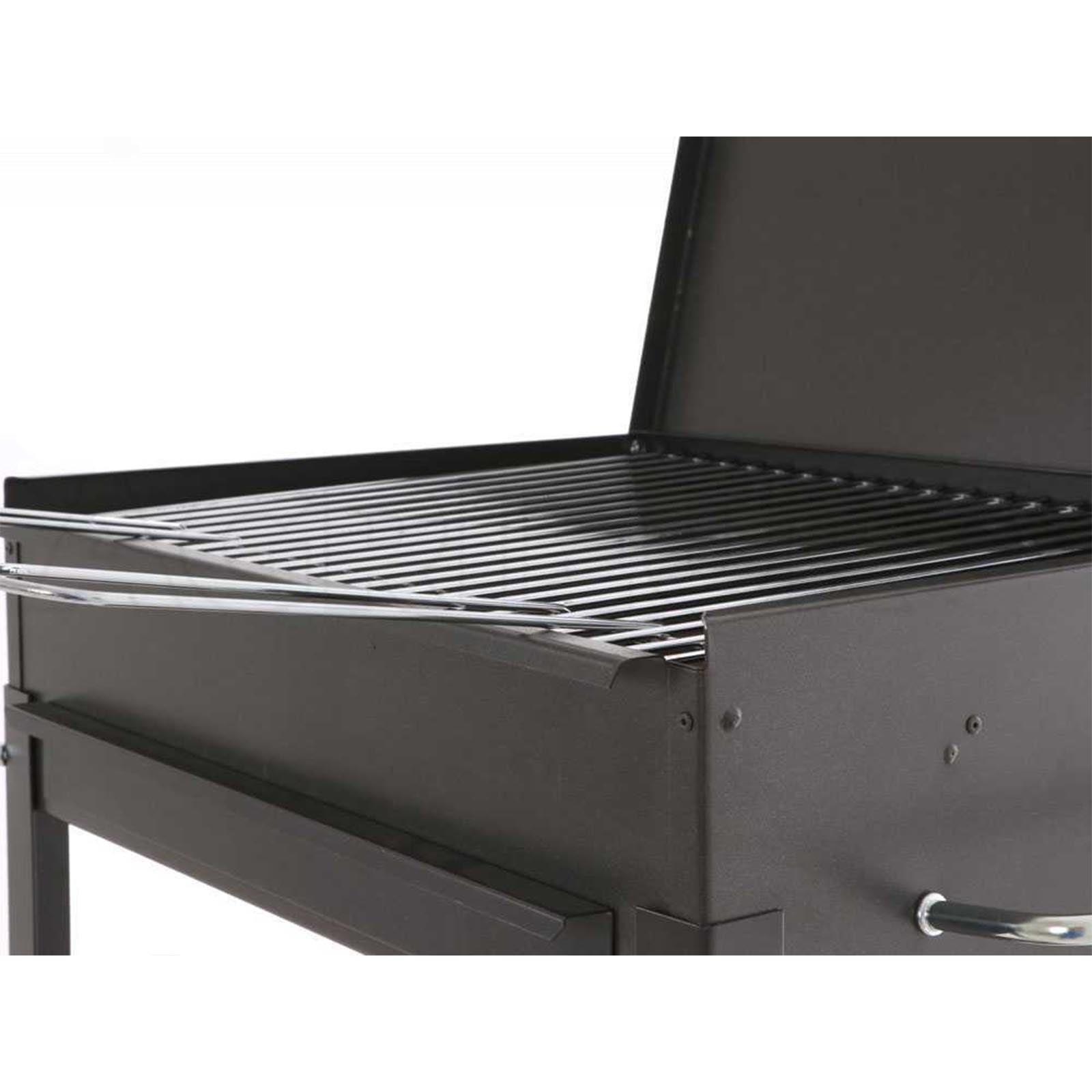 Barbecue a carbone "Stromboli" fornello con tappo e griglia regolabile Made in Italy