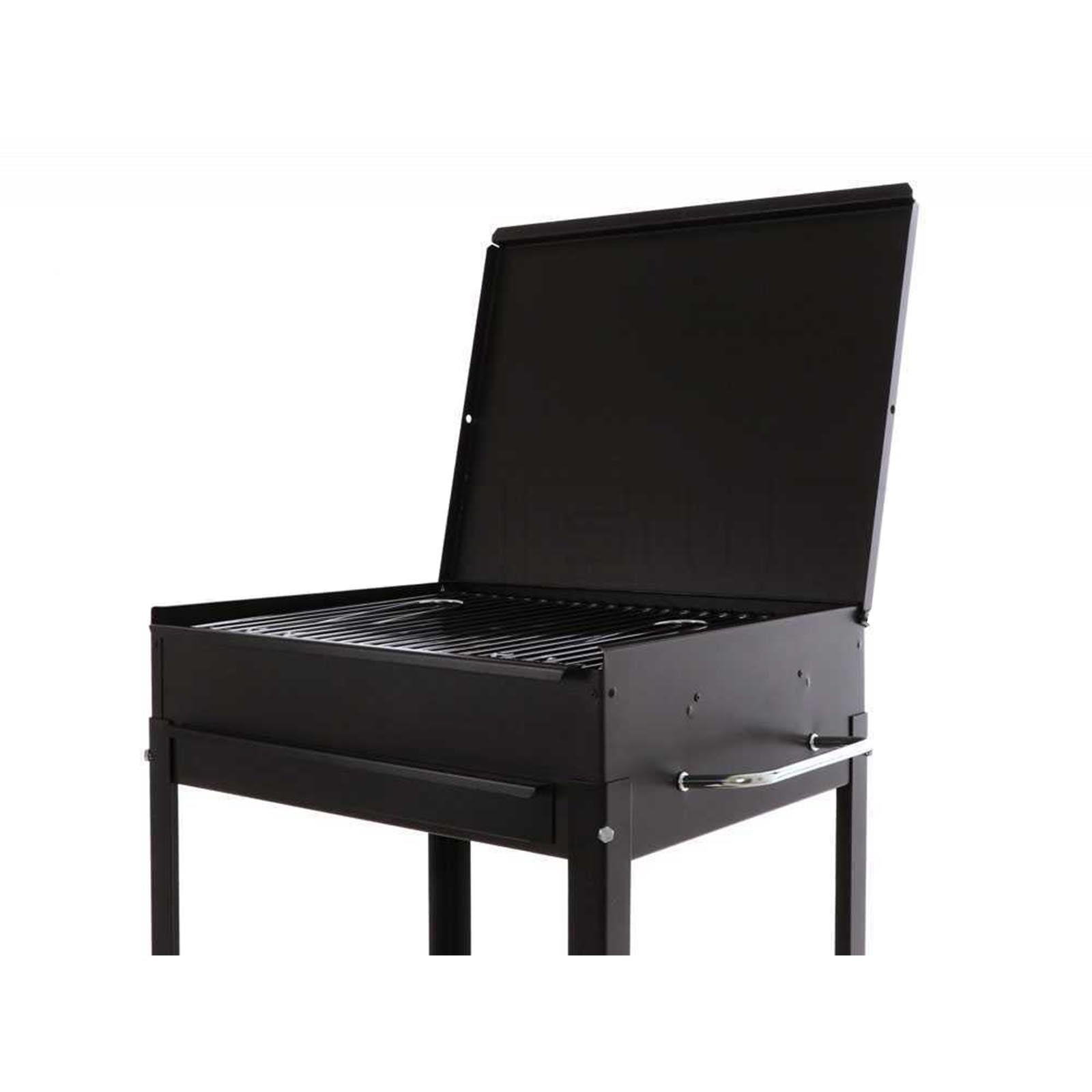 Barbecue a carbone "Stromboli" fornello con tappo e griglia regolabile Made in Italy