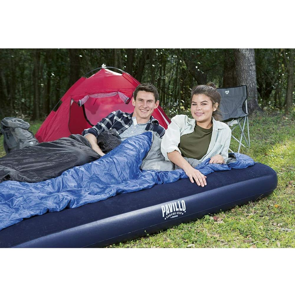 Sacco a pelo estivo "Mummia" per campeggio ed escursioni in poliestere 170 gr