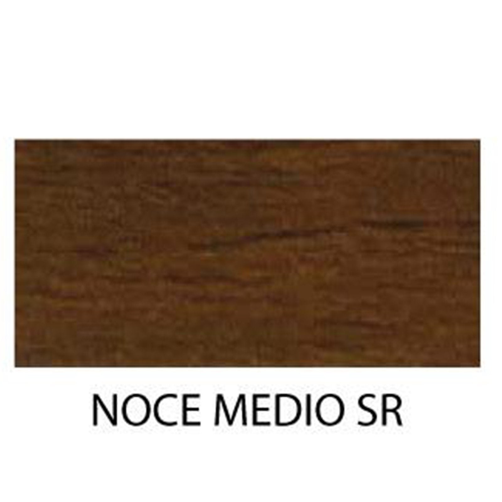 Zanzariera a carrarmato su misura ''Metra'' profilo Noce Medio SR apertura laterale (Made in Italy)