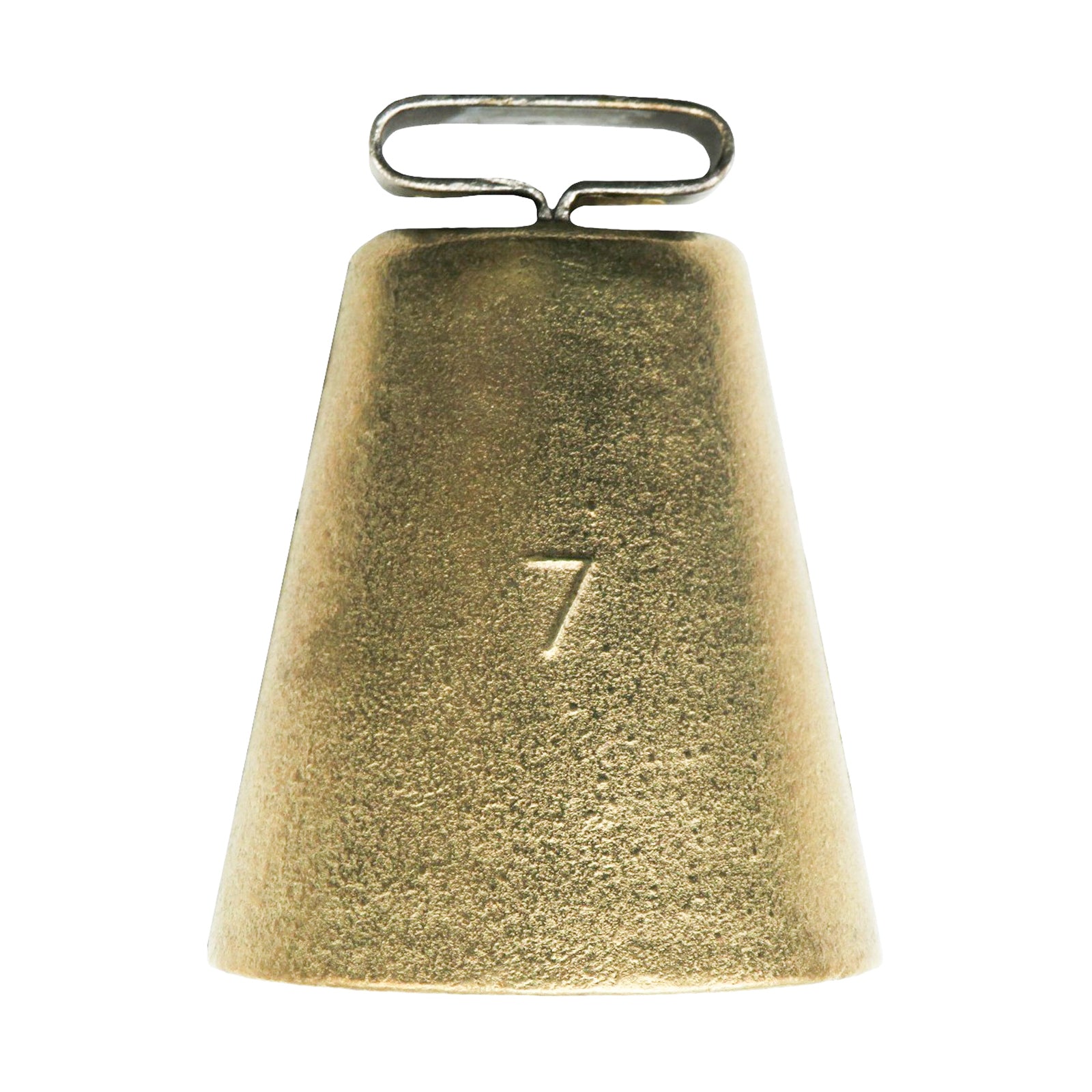 Campana in Ottone lucido con staffa da appendere per pecore e cani da caccia