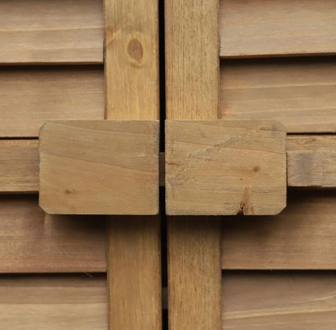 Capanno per attrezzi ed utensili da giardino con 4 scompartimenti in legno di Abete "Made in Italy"