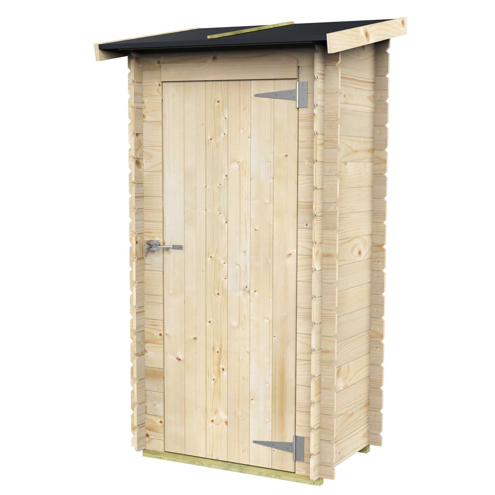 Casetta in legno con porta finestrata deposito da giardino per attrezzi "Made in Italy" 98 x 64 x h 188 cm