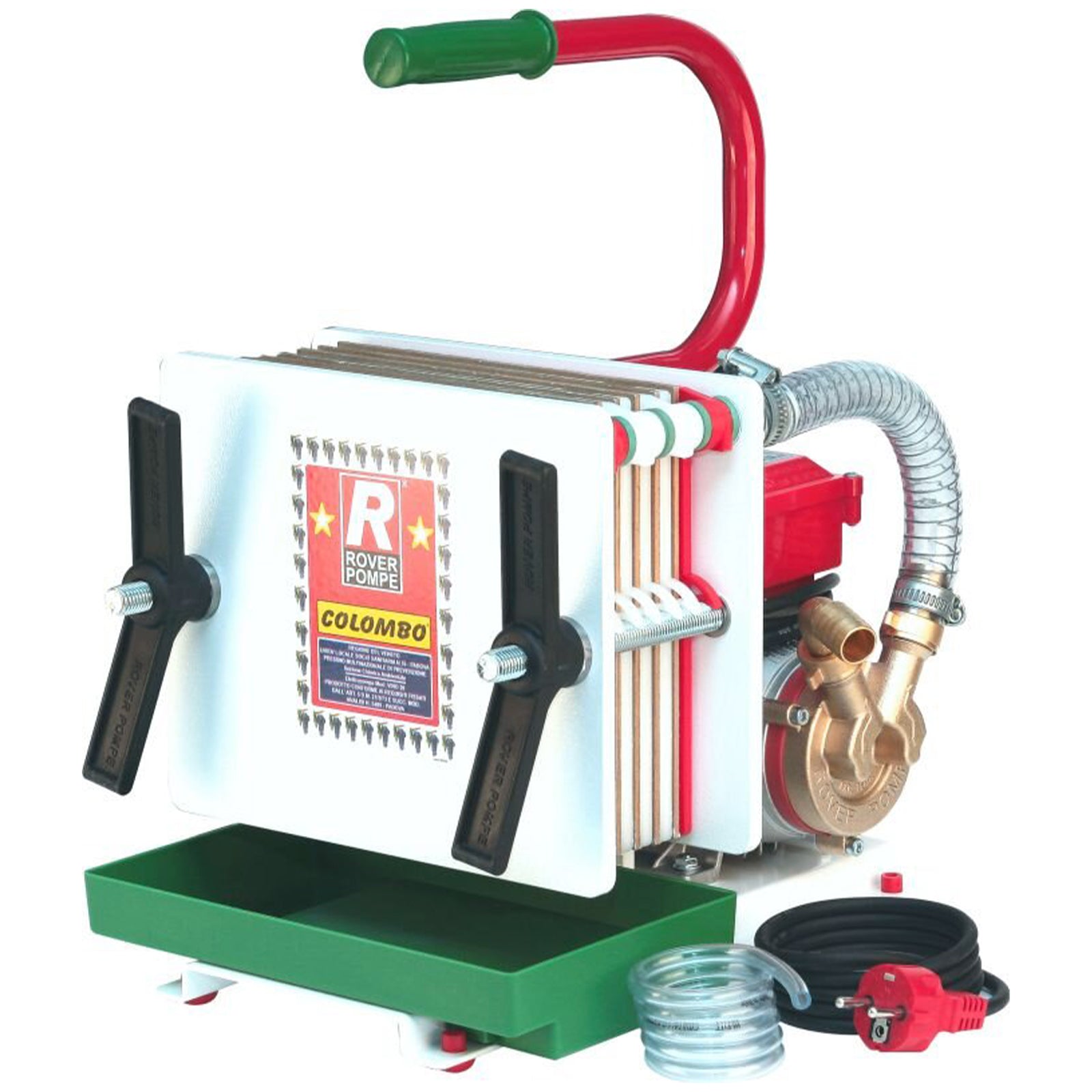 Filtro per olio e vino "Colombo" a piastre e pannelli filtranti