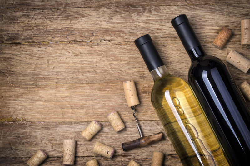 Bottiglia in vetro per vino "Bordolese Greve" con imboccatura a tappo di sughero 750 mL