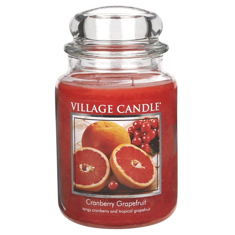 Candele profumate "Village Candle" profumatore per ambienti, Giara in vetro 730 gr, 26 once