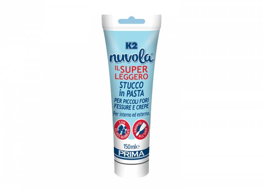 Stucco in pasta Nuvola K2 verniciabile ideale per stuccare piccoli fori