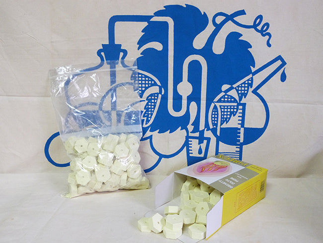 Dischi di zolfo anti gocciolanti per la disinfezione di fusti e botti di vino Confezione da 1 kg