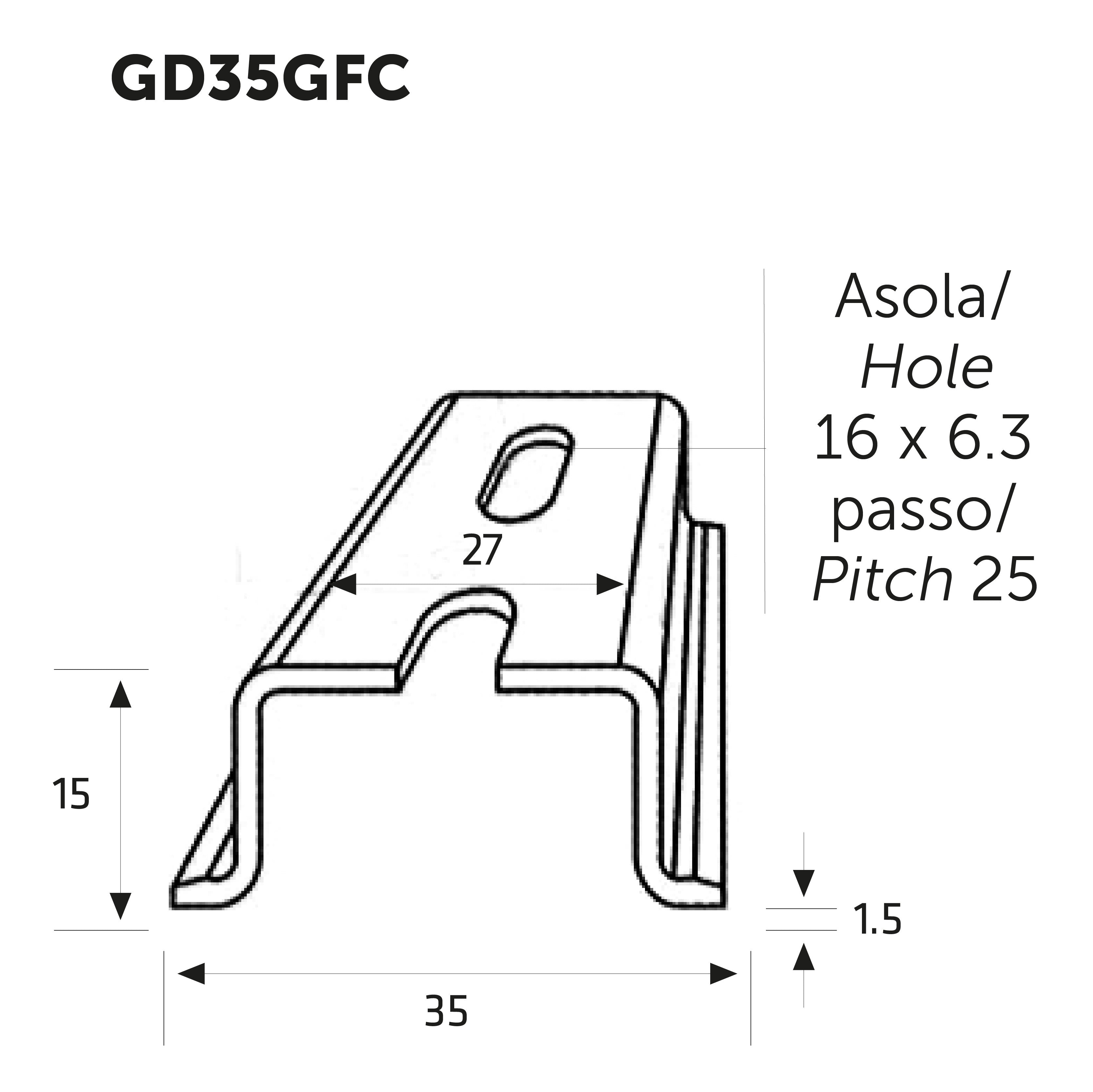 Guide DIN e staffe per supporto apparecchiature elettriche