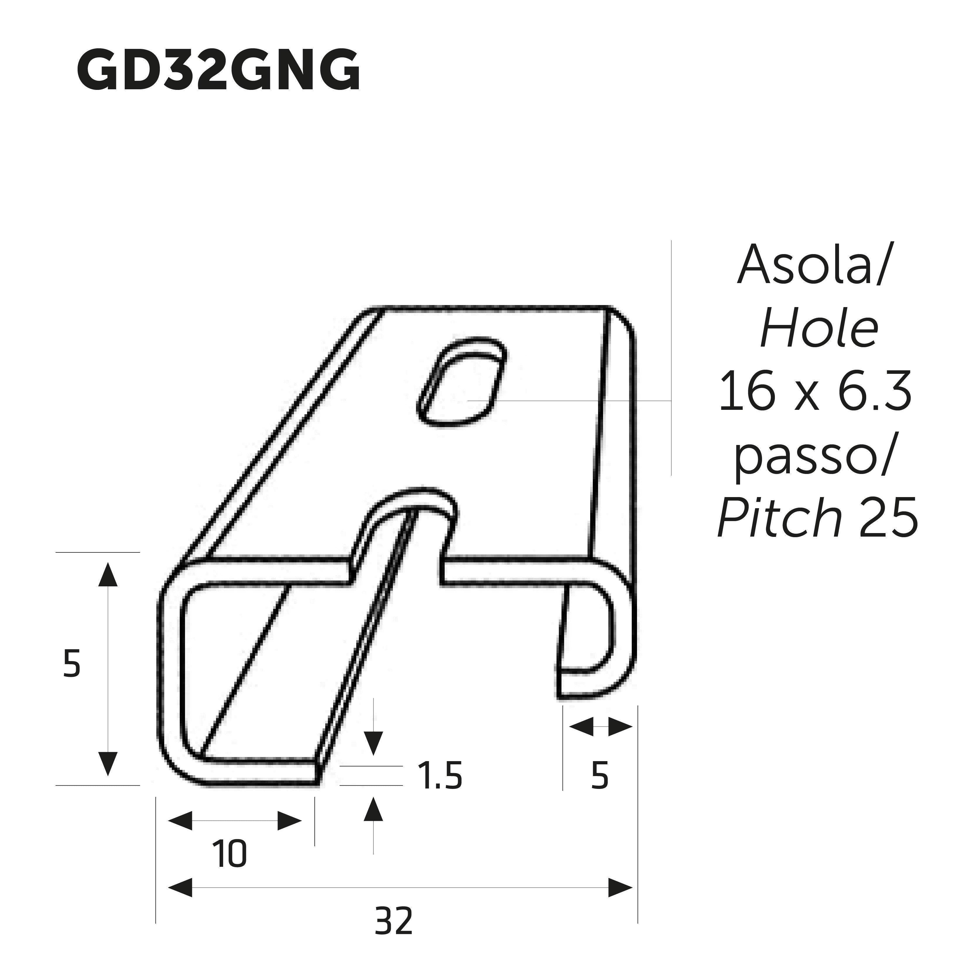 Guide DIN e staffe per supporto apparecchiature elettriche