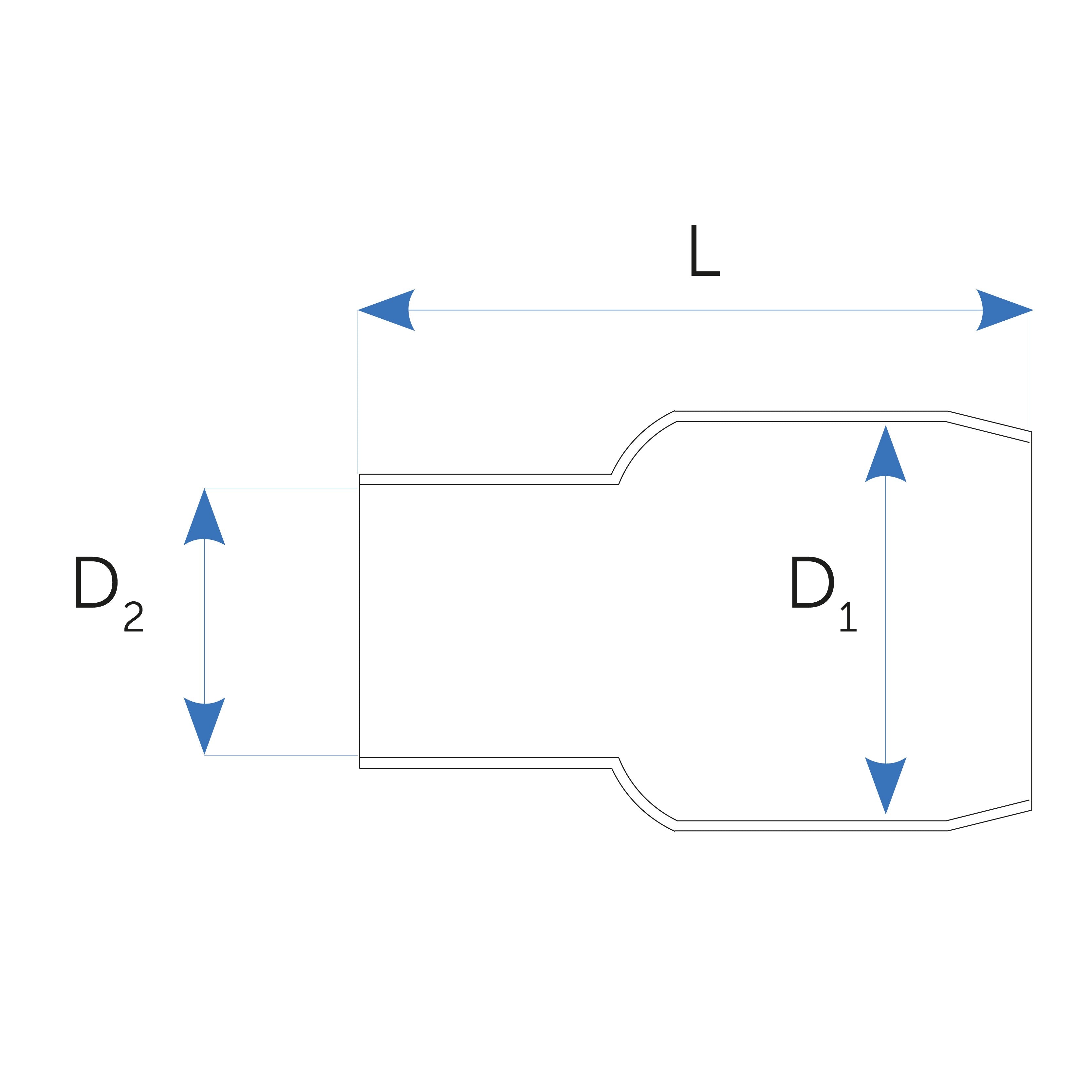 Cappuccio isolante per terminale nudo, per isolamento elettrico