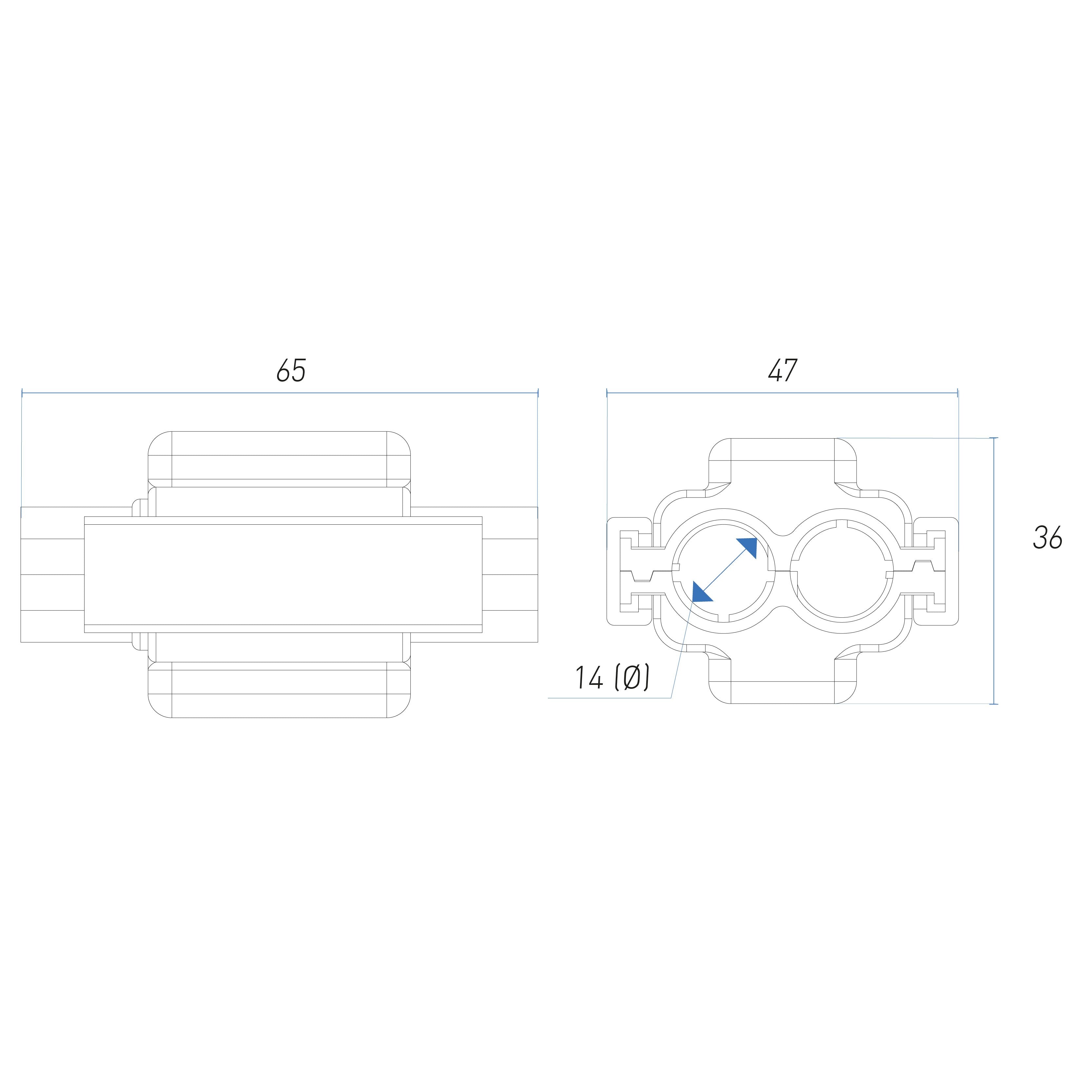 Morsetto a serraggio indiretto per collegamento cavi elettrici