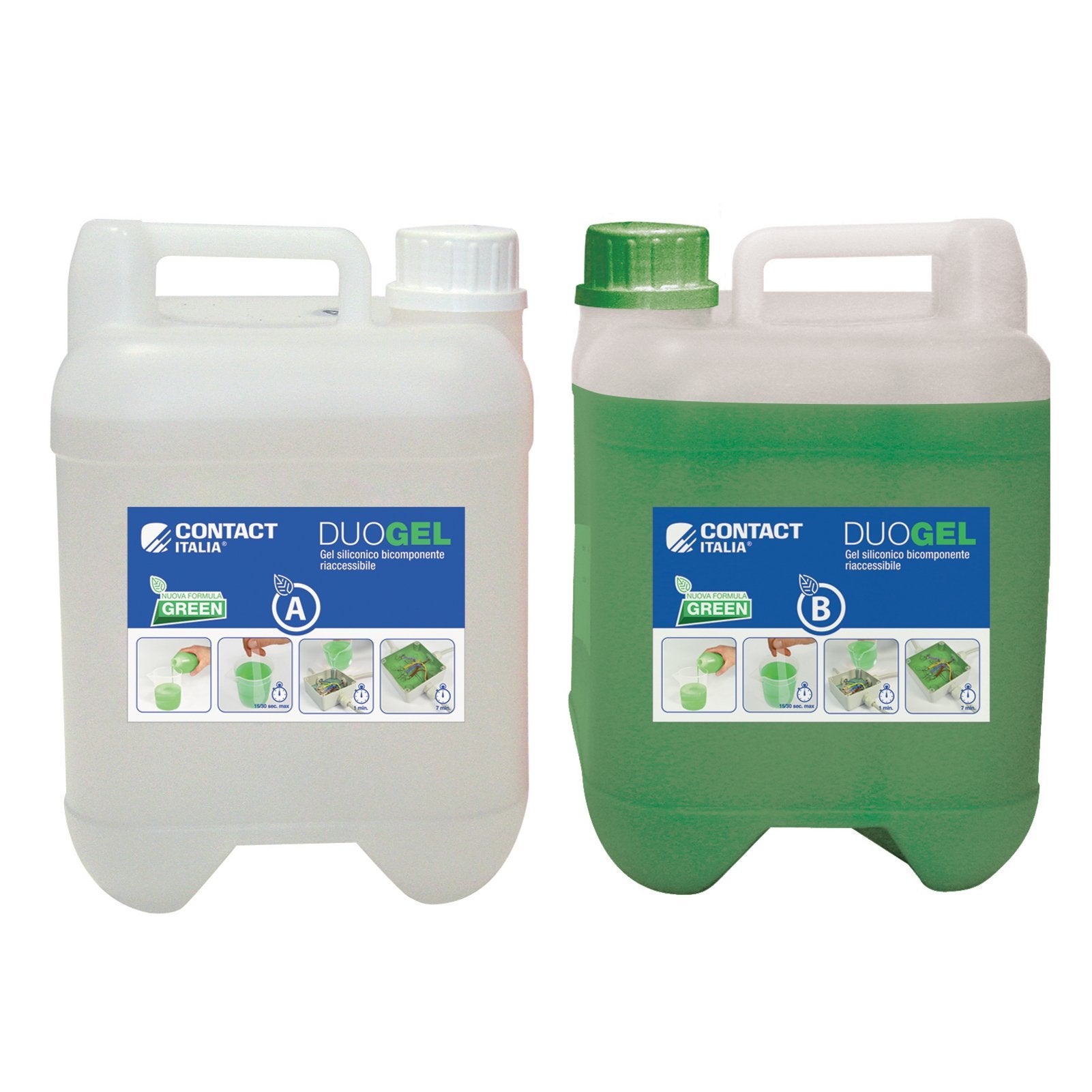 Gel bicomponente siliconico DuoGel per isolamento elettrico atossico bassa viscosità