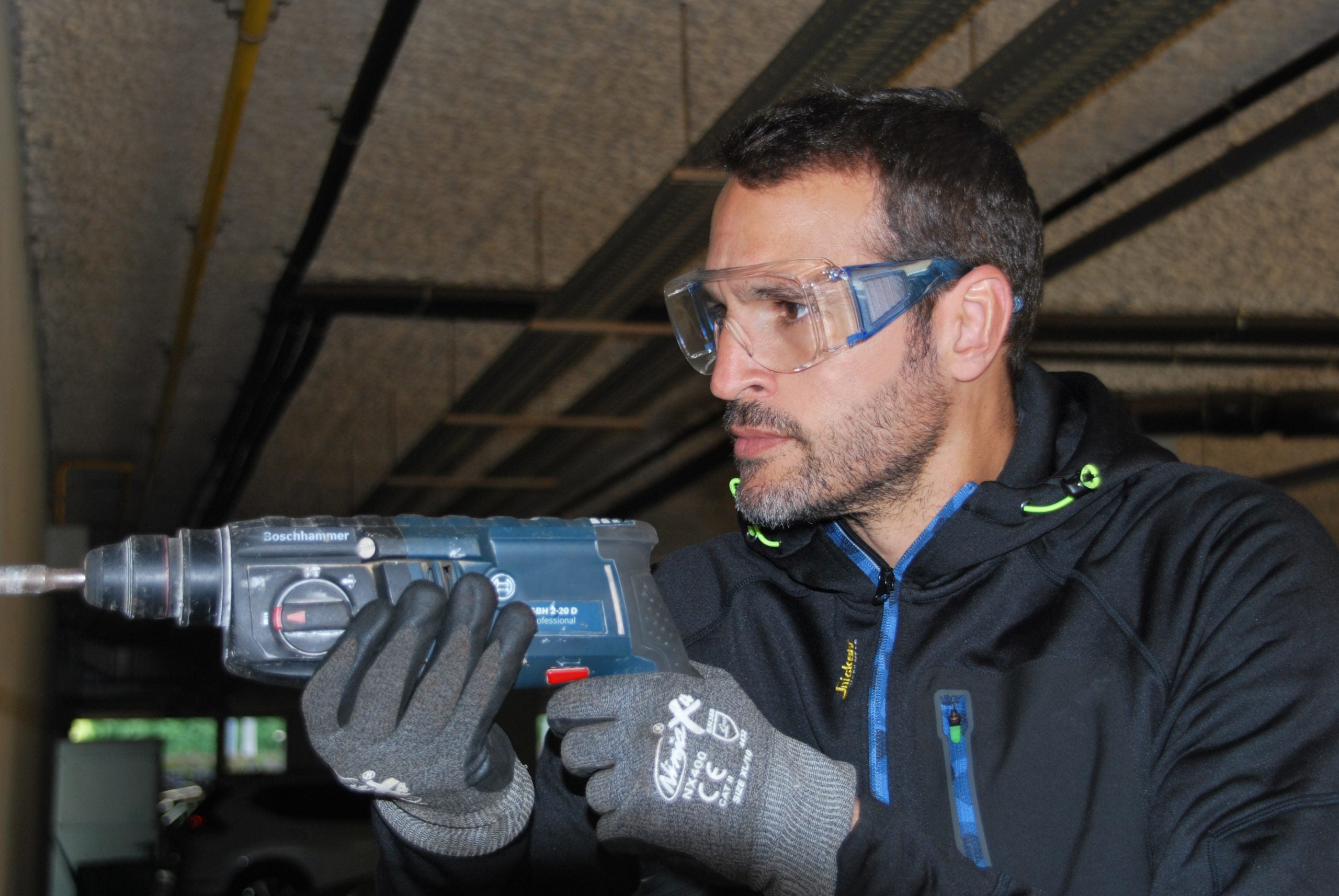 Occhiali da lavoro di protezione "Double Clear" con lenti in policarbonato Trasparenti