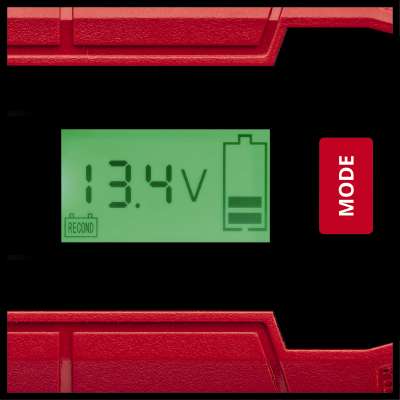 Einhell CE-BC 10 M Carica Batterie, Tensione di Carica 6/12 V, Rosso/Nero, 3-200 Ah