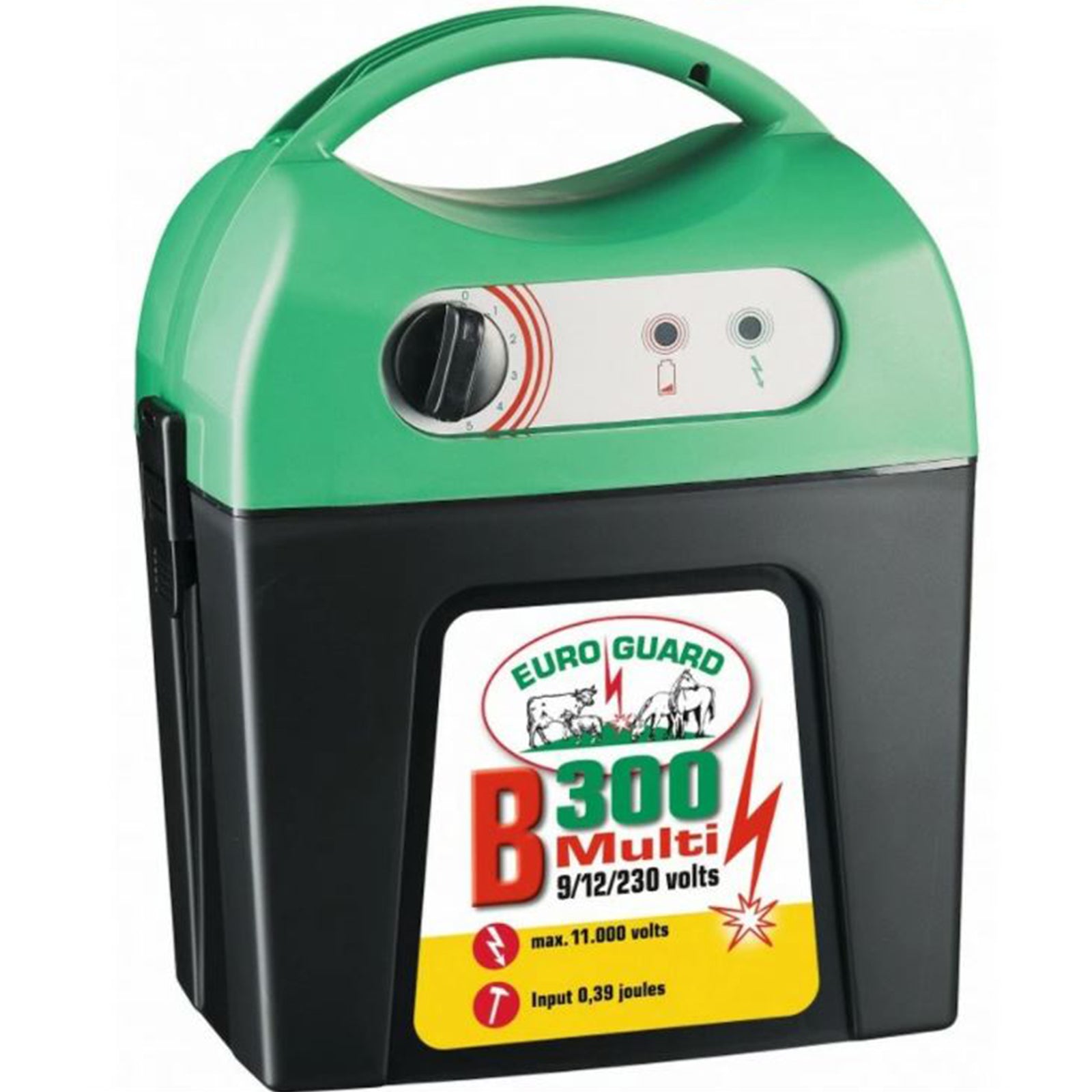 Elettrificatore recinto elettrico per Bovini ed Equini "B300 Multi" 9/12/230 V