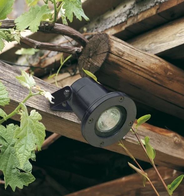 Faretto orientabile con picchetto da giardino 50w