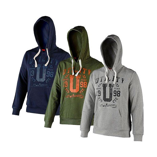 Felpa da lavoro con cappuccio autunno/inverno "Sweatshirt hood graphic"