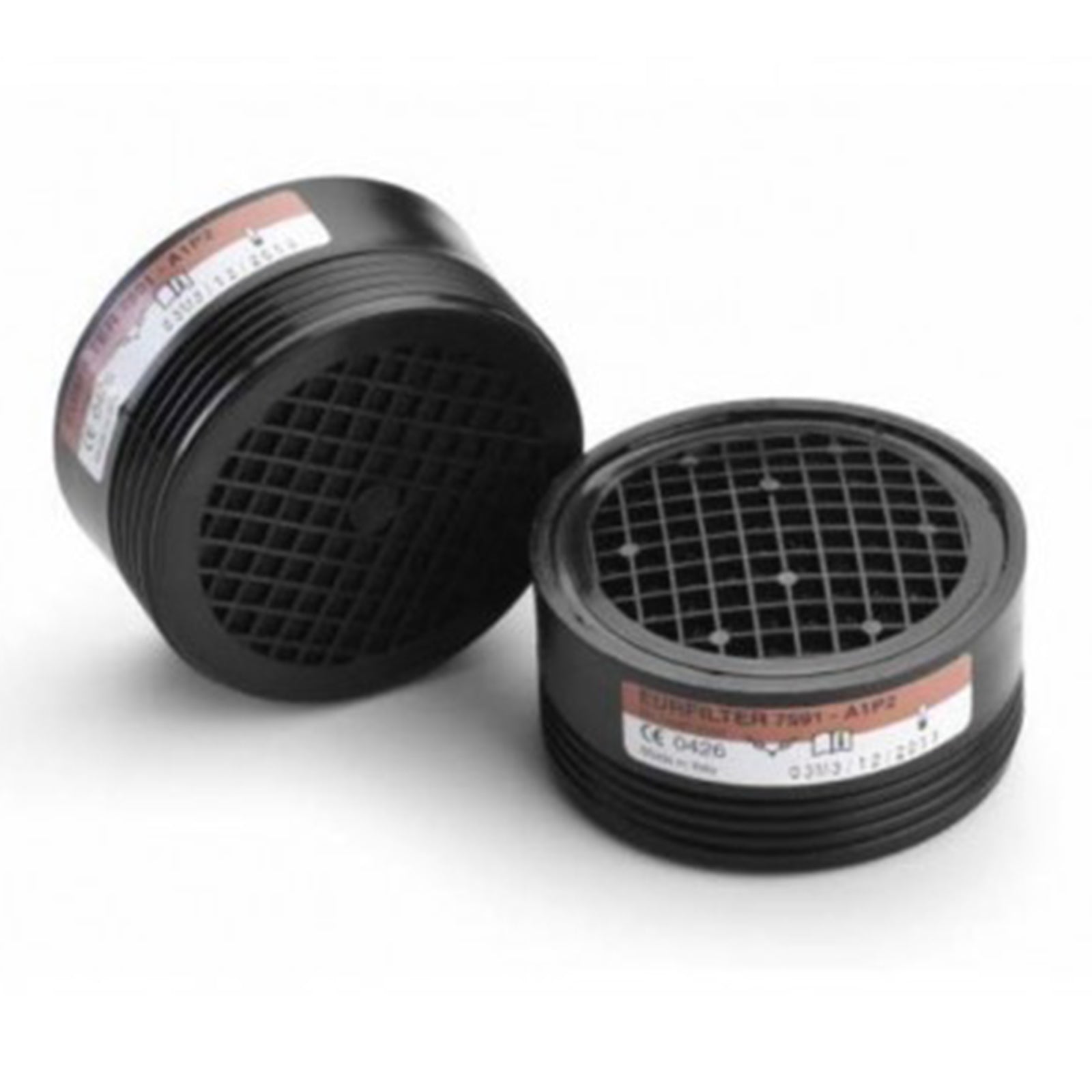 Filtro sostitutivo protezione "A1P2" per semi maschera Euromask raccordo filettato