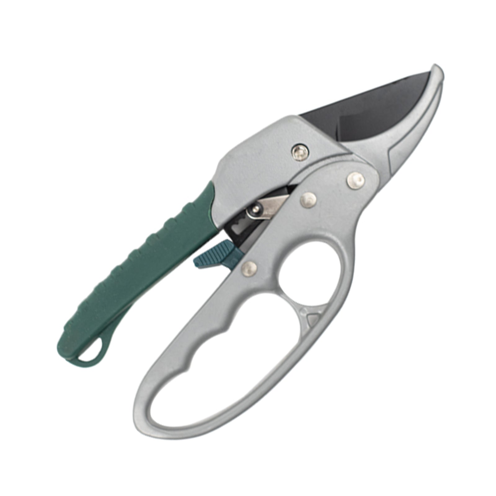 Forbici da pota a cricchetto per giardinaggio ed agricoltura, vigneti e frutteti