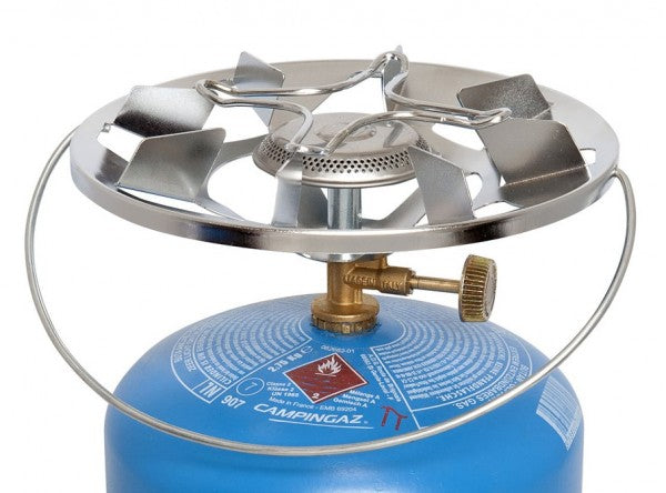 Fornello Universale con attacco diretto per bombola da campeggio a gas