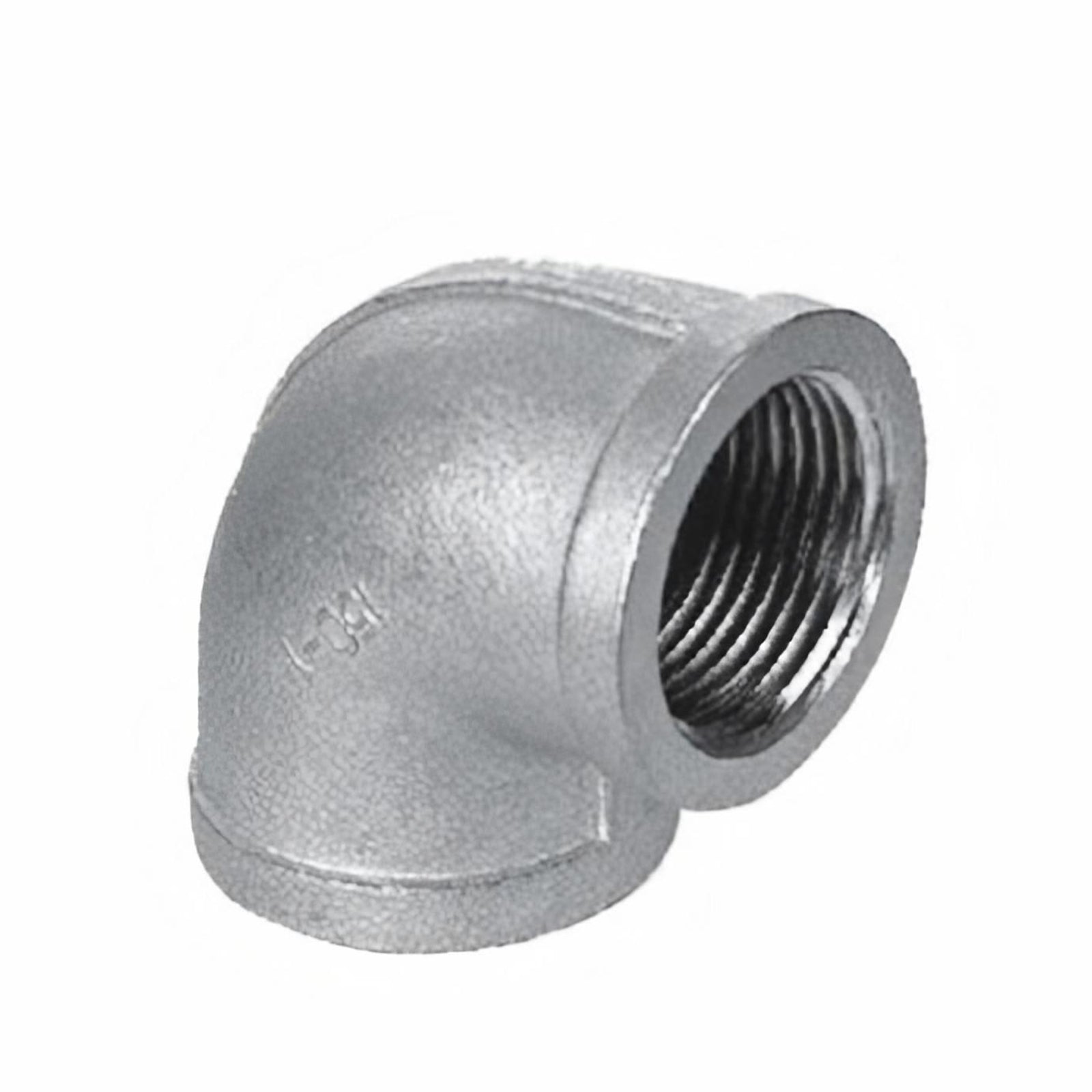 Raccordo gomito a 90 in ghisa zincata malleabile per irrigazione e giardinaggio