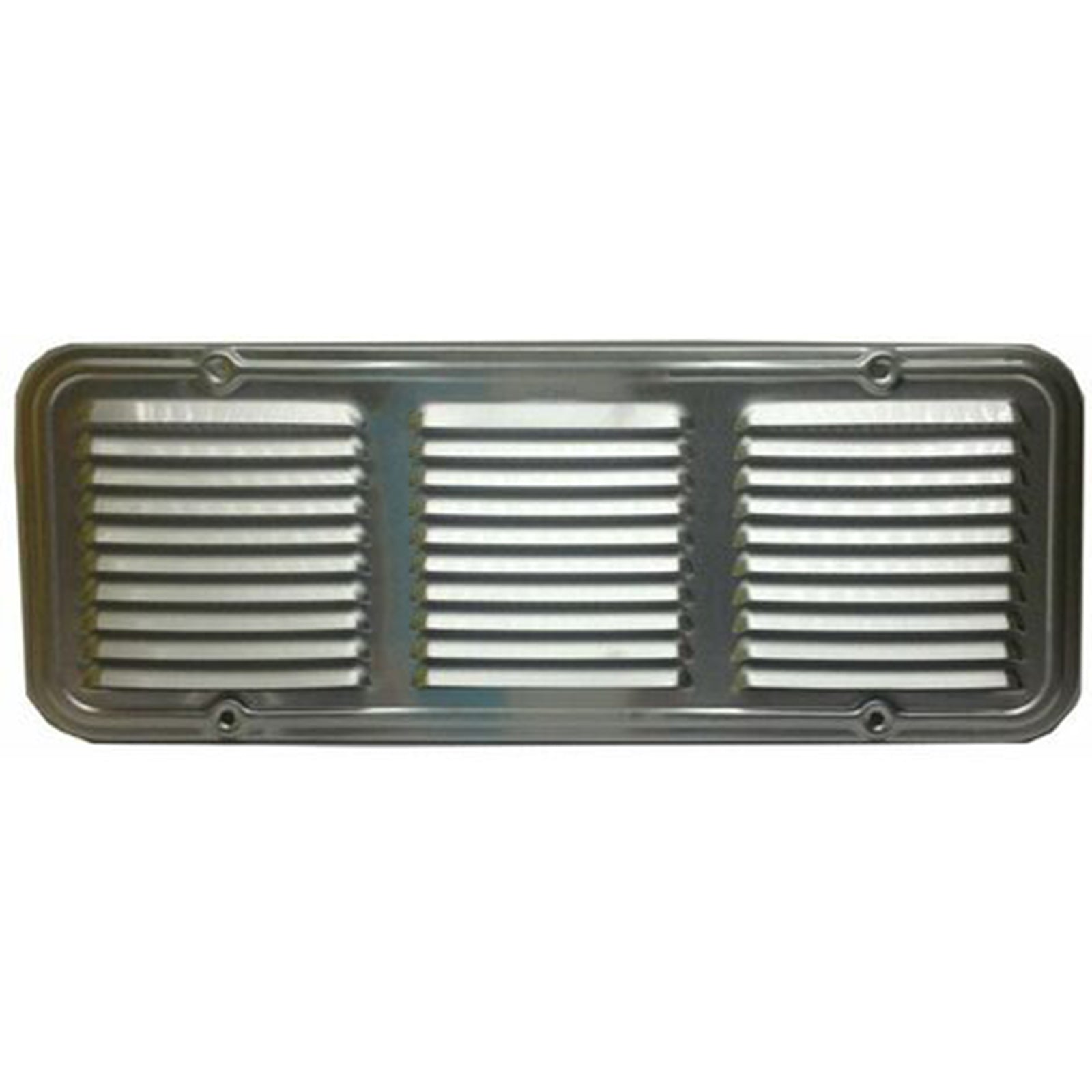 Griglia d'aerazione rettangolare in Alluminio sovrapponibile con rete