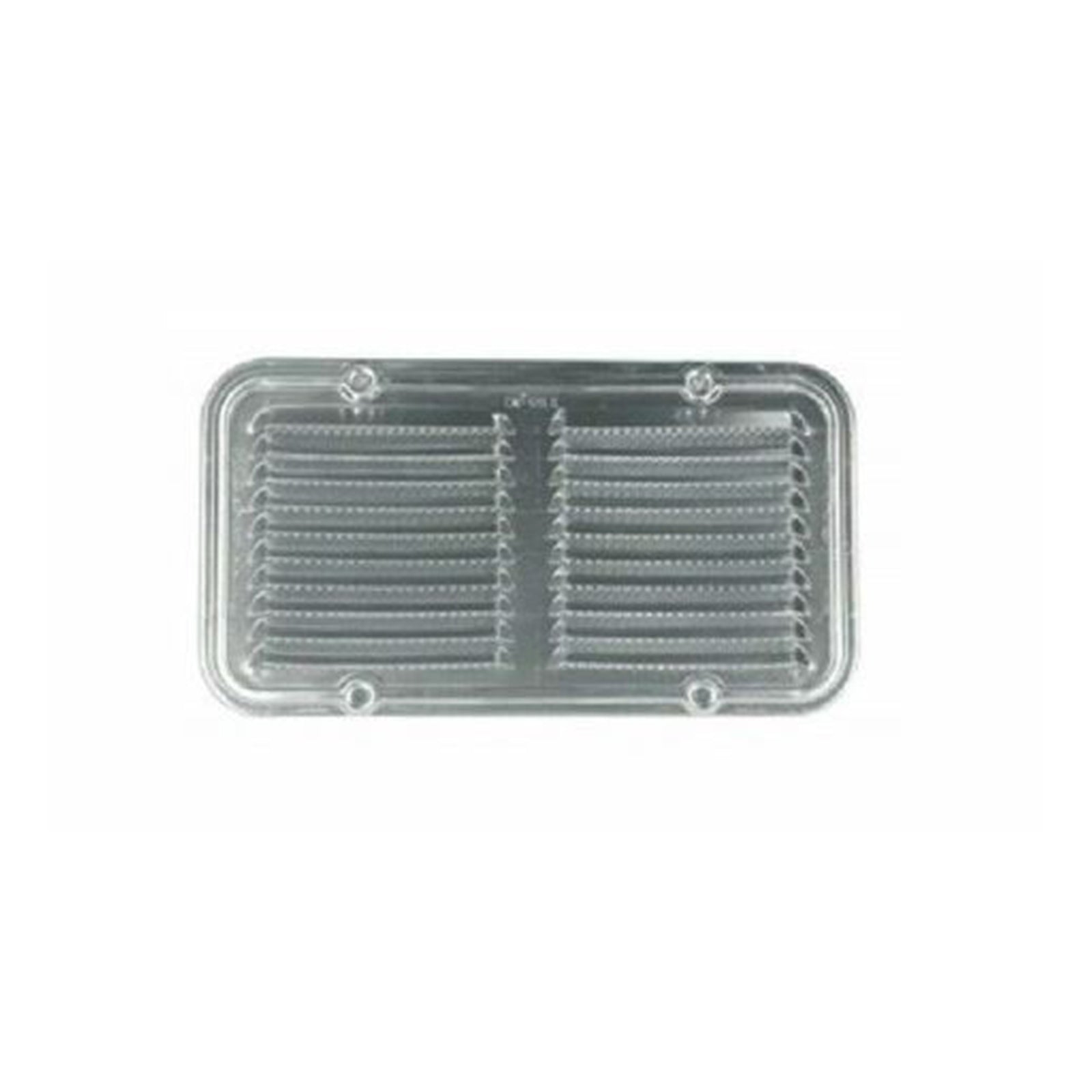 Griglia d'aerazione rettangolare in Alluminio sovrapponibile con rete