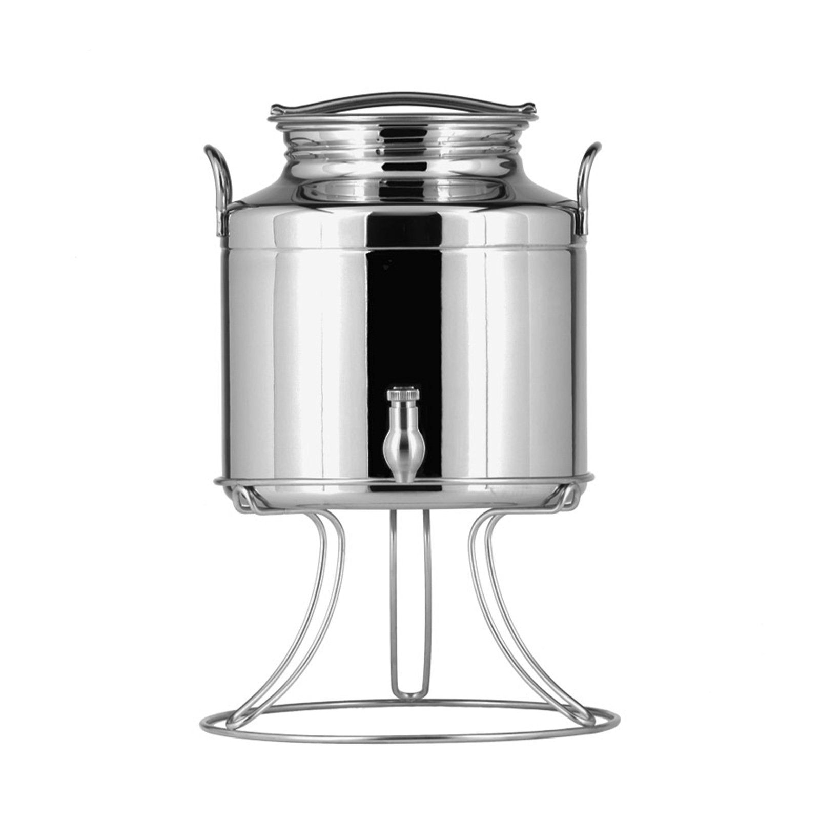 Piedistallo in Acciaio Inox per bidone olio d'oliva da 3 e 5 lt