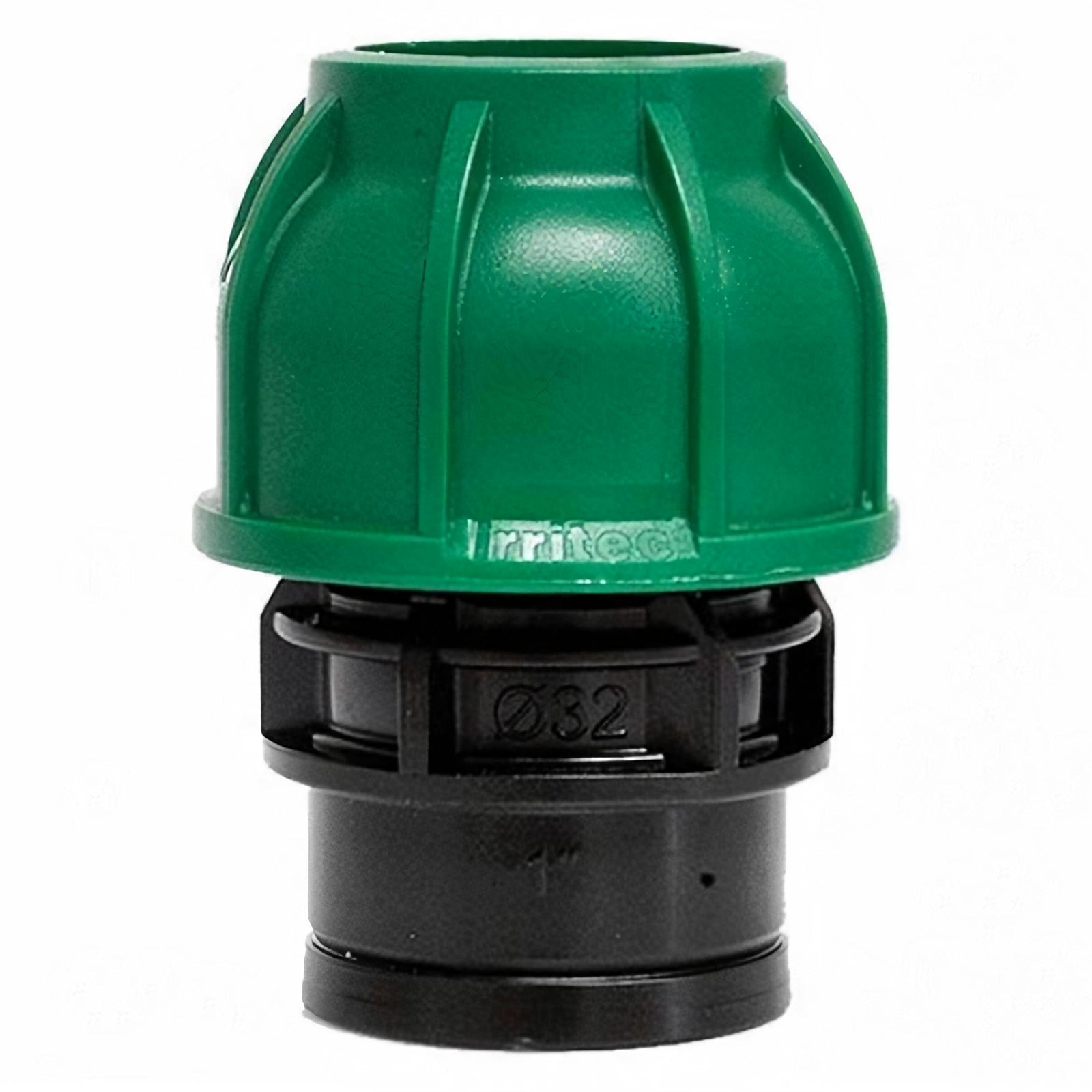 Raccordo con filetto femmina in polipropilene a compressione per irrigazione PN 10 Bar