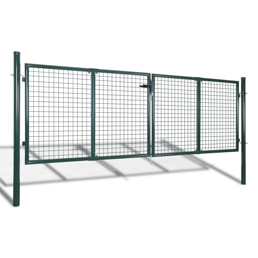 Cancello pedonale per recinzione con pannelli rigidi modulari "Border" maglia 5 x 5 cm