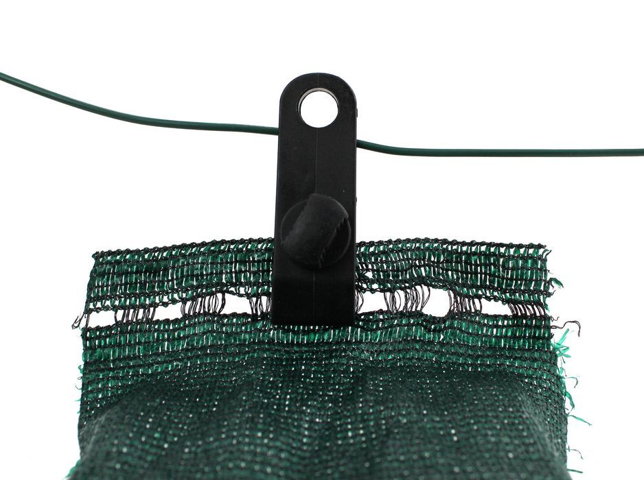 Occhielli a pinza per teli e reti di copertura in polietilene 4 pezzi