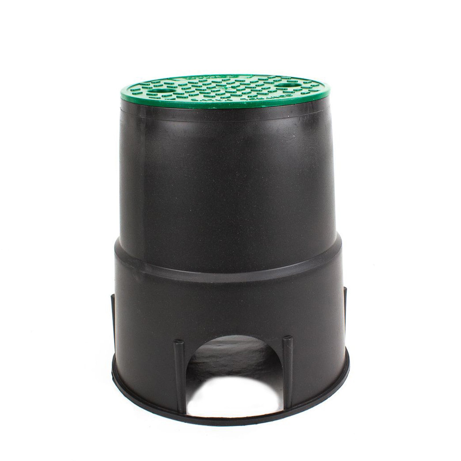 Pozzetto circolare con coperchio per irrigazione idranti e valvole uso residenziale