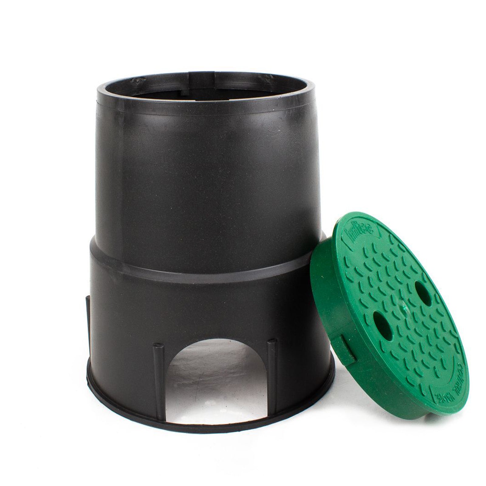 Pozzetto circolare con coperchio per irrigazione idranti e valvole uso residenziale