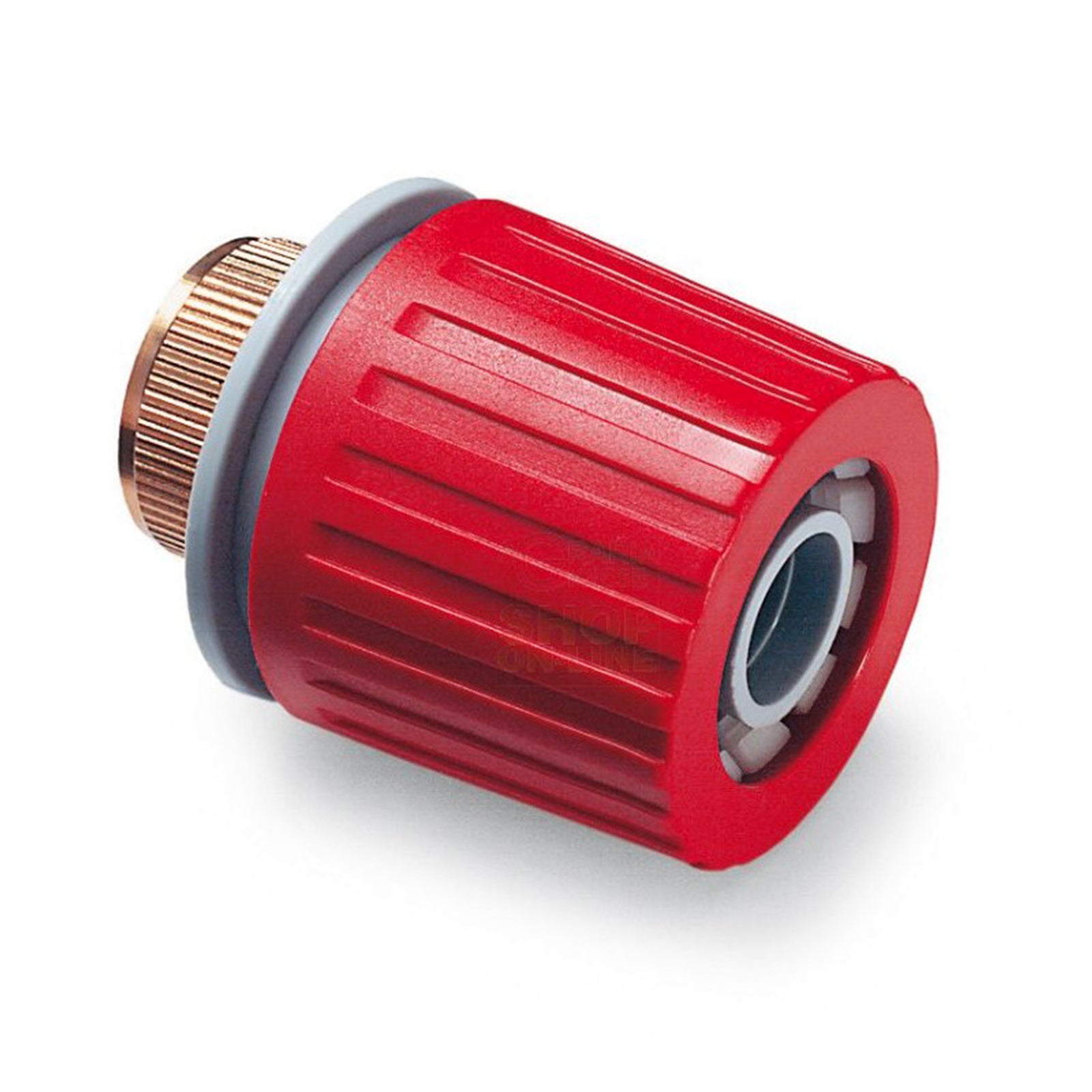 Presa a rubinetto con ghiera girevole in ottone con filettatura 1” F